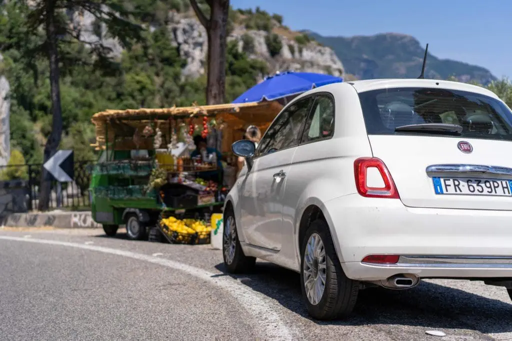 Parking in Positano