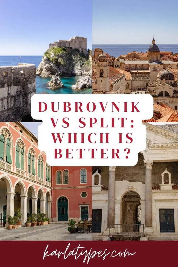 dubrovnik or split