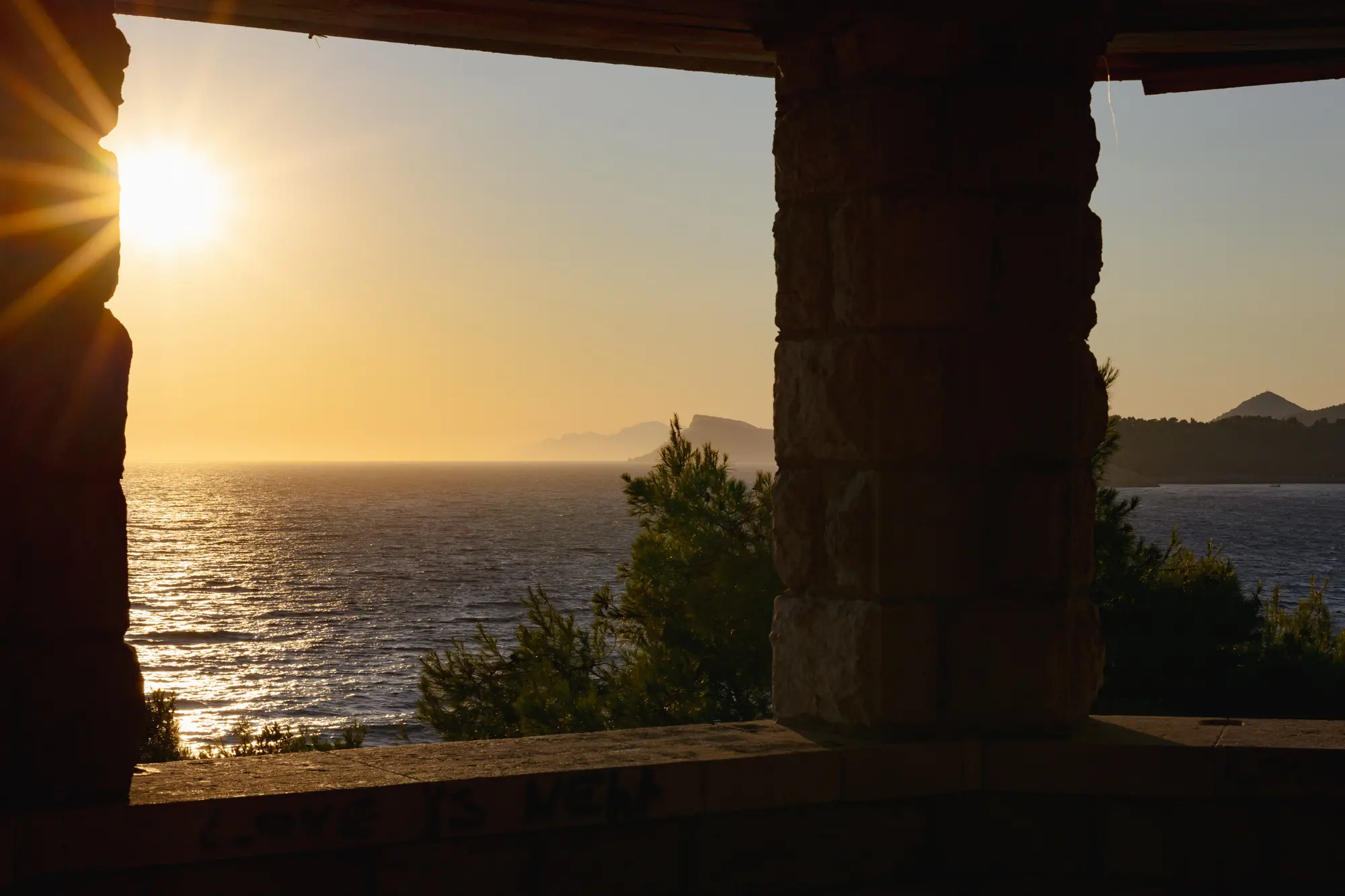 lopud sunset