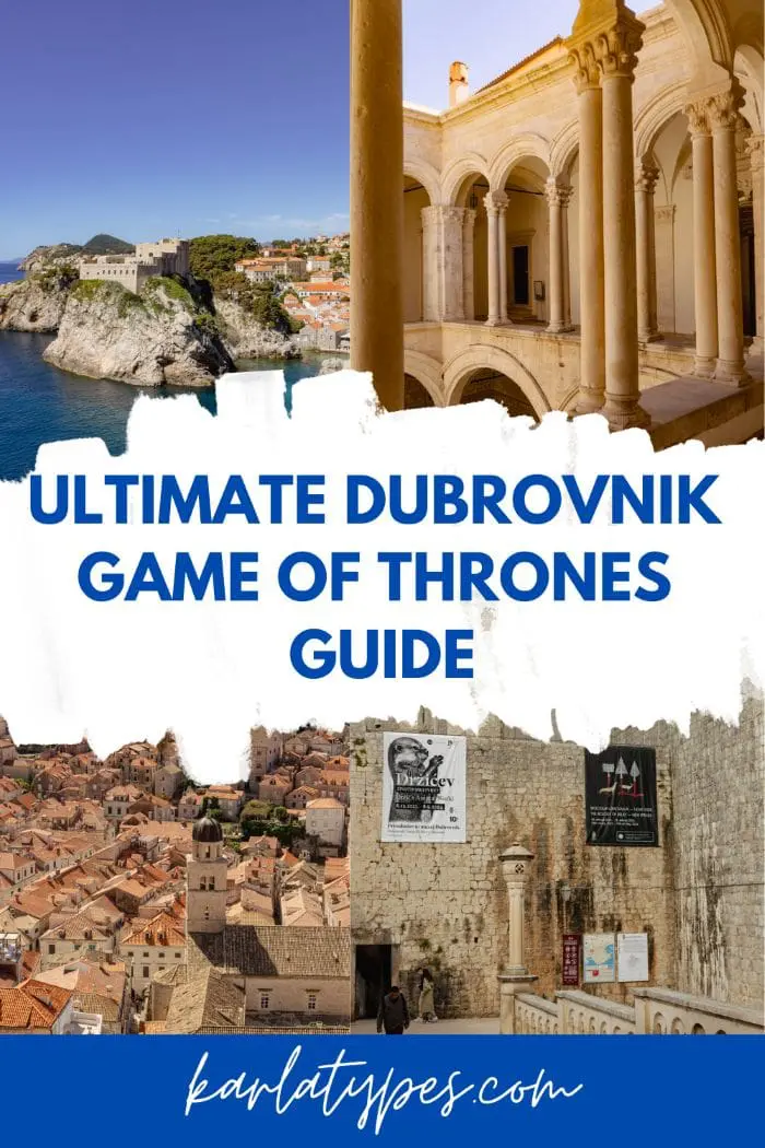 game of thrones dubrovnik