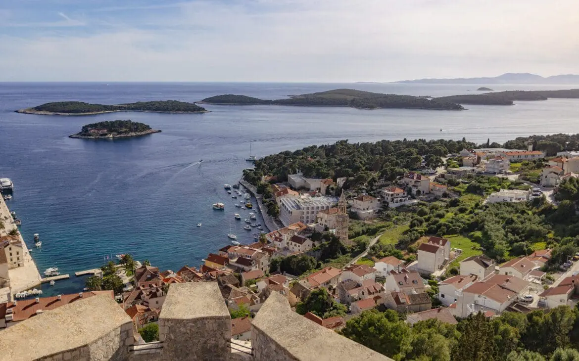 viewpoint from hvar castle
