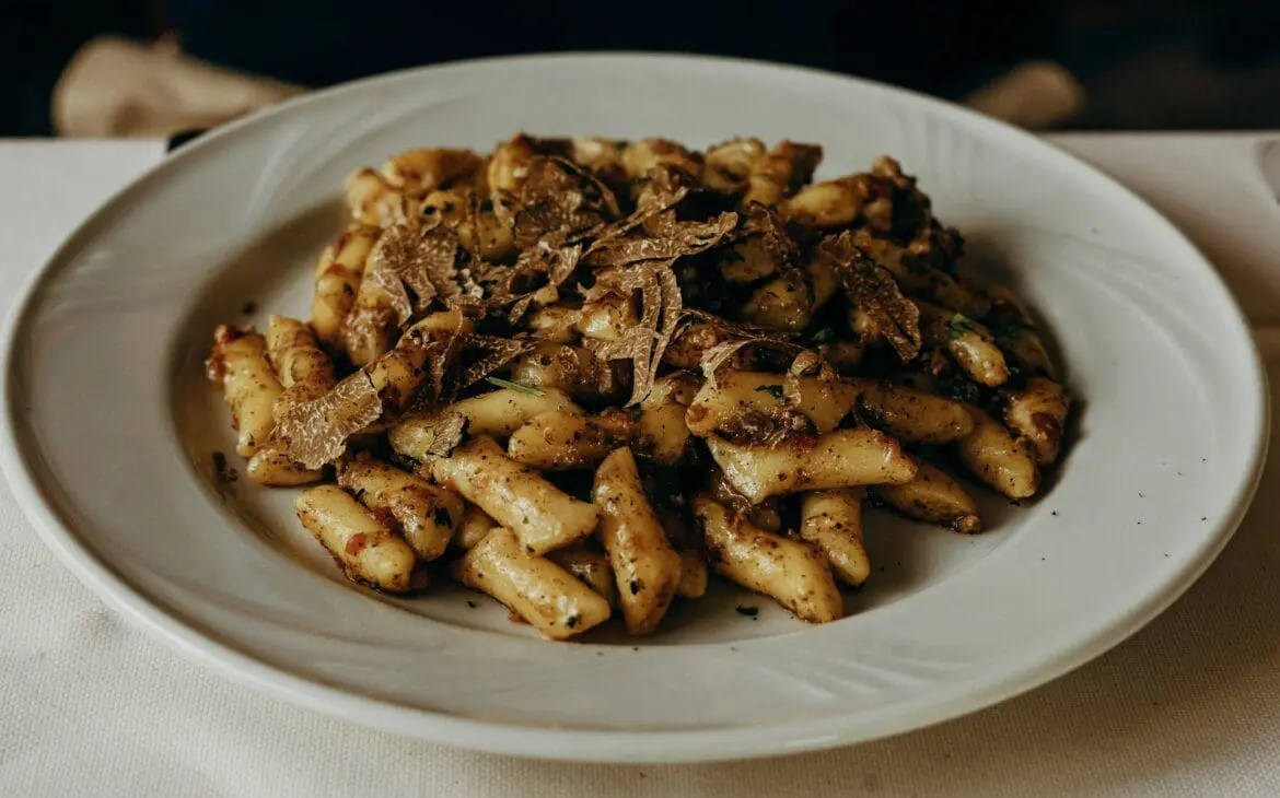 truffles dish in croatia