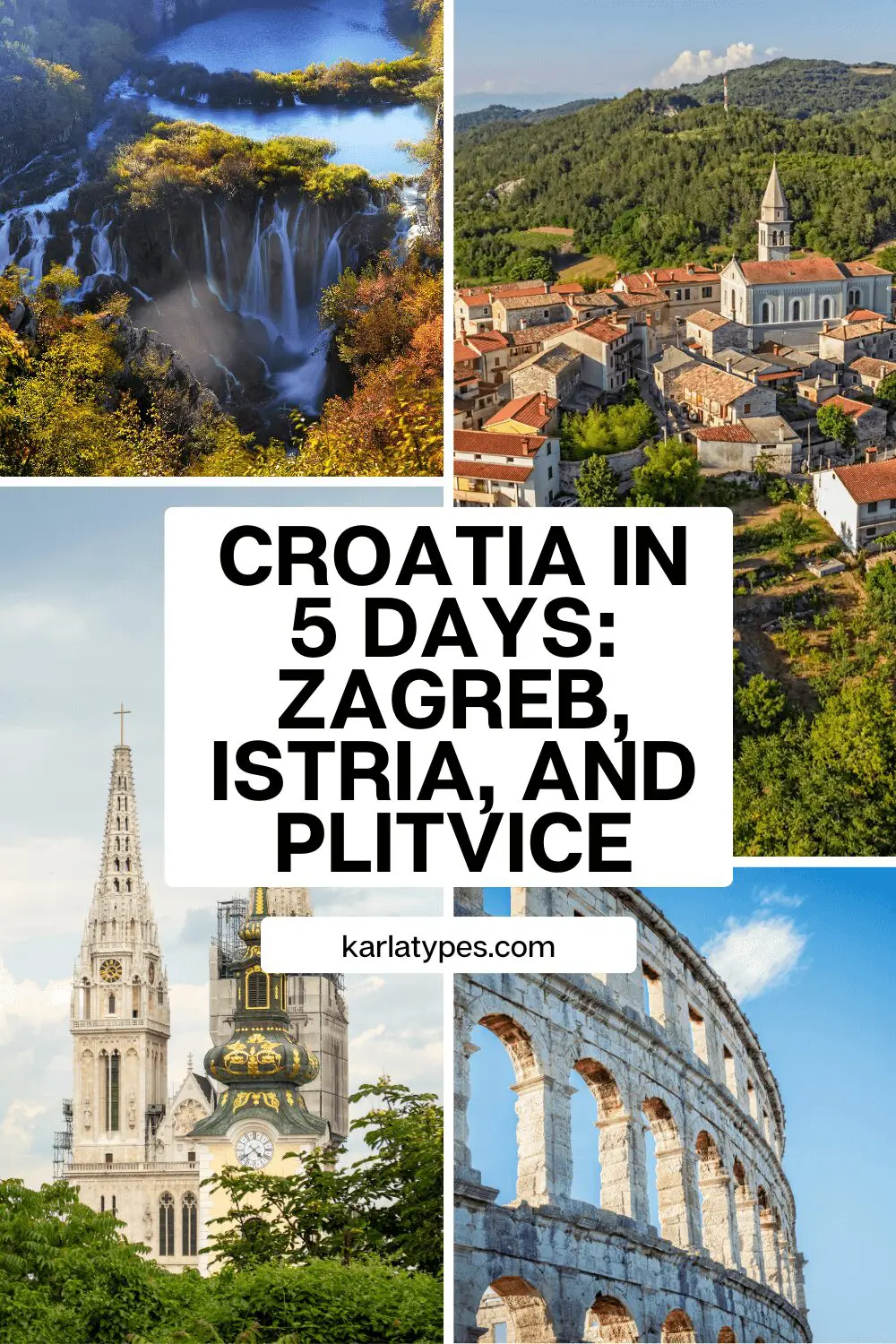 5 days itinerary for croatia
