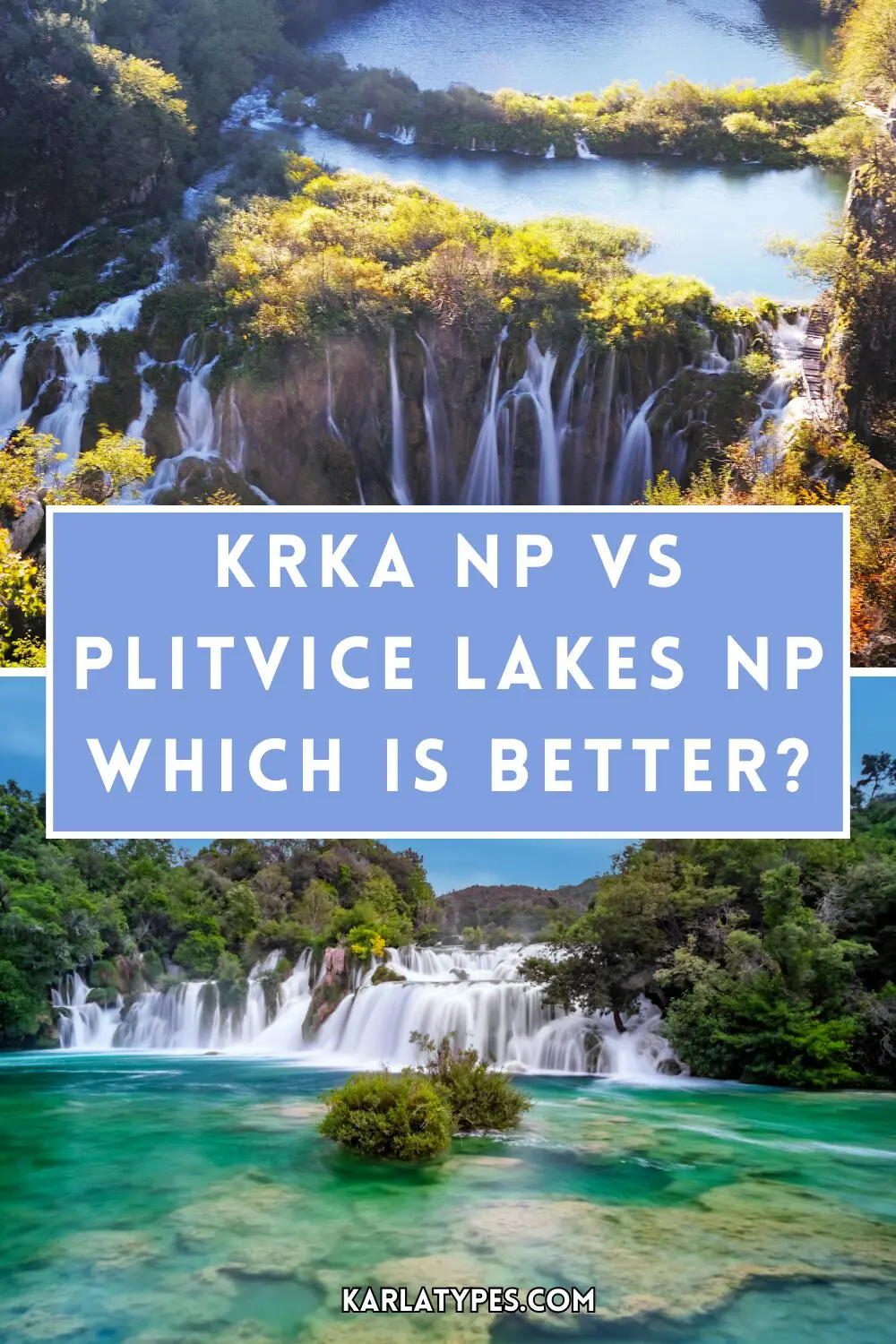 krka vs plitvice lakes guide