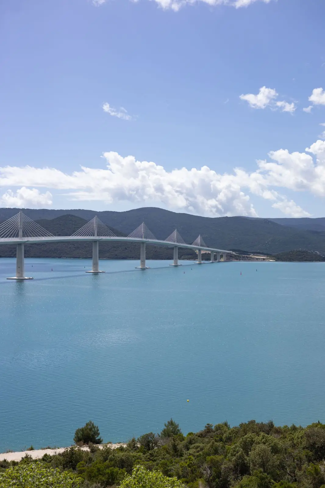 split to dubrovnik drive - best stops- peljesac bridge
