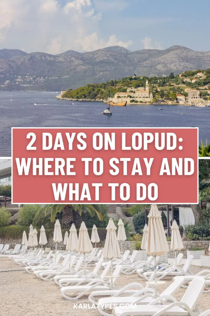 2 days on lopud