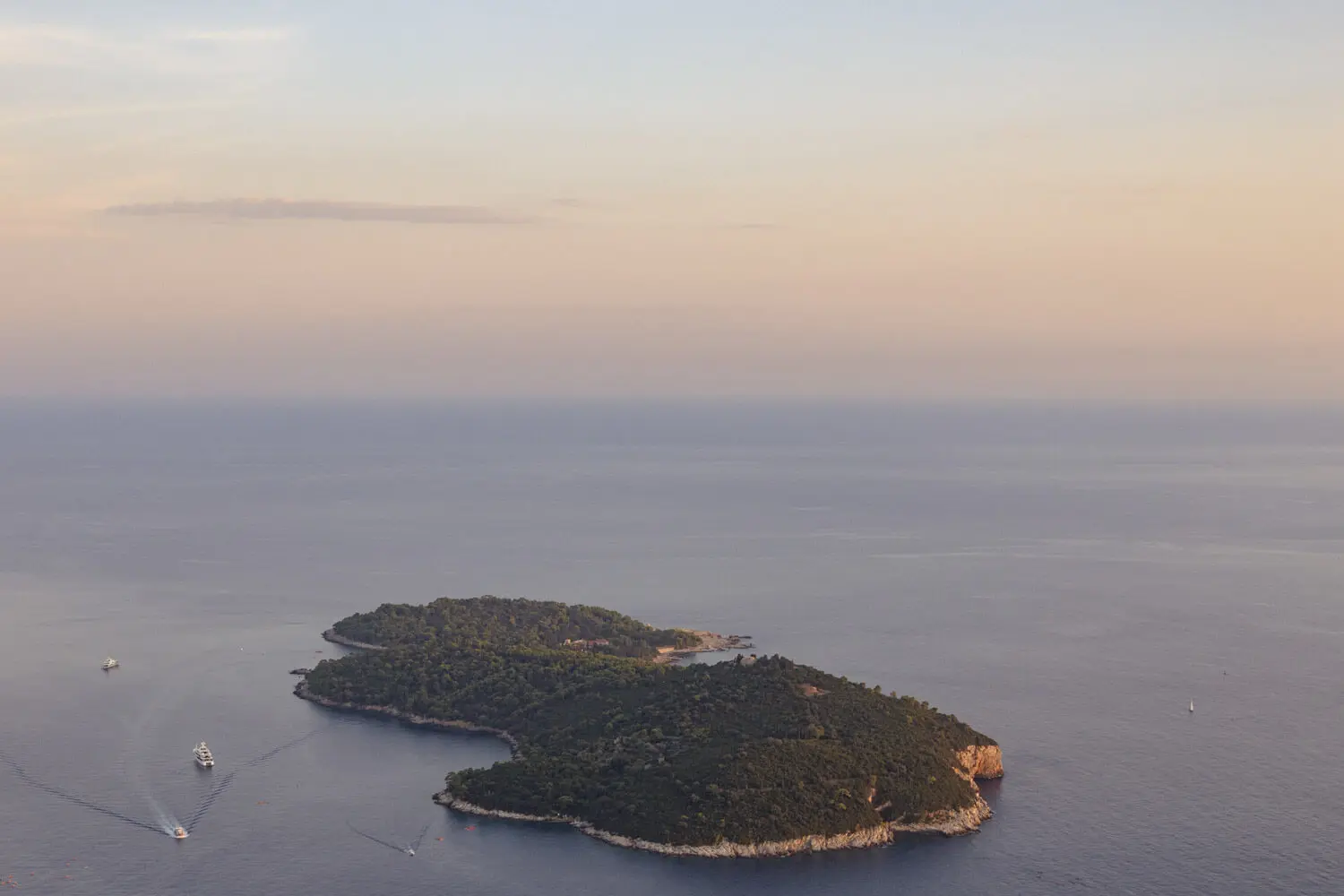lokrum island view from srd