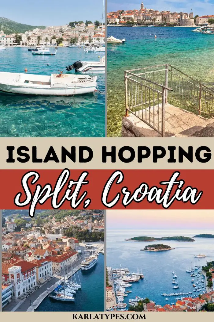 island hopping from split