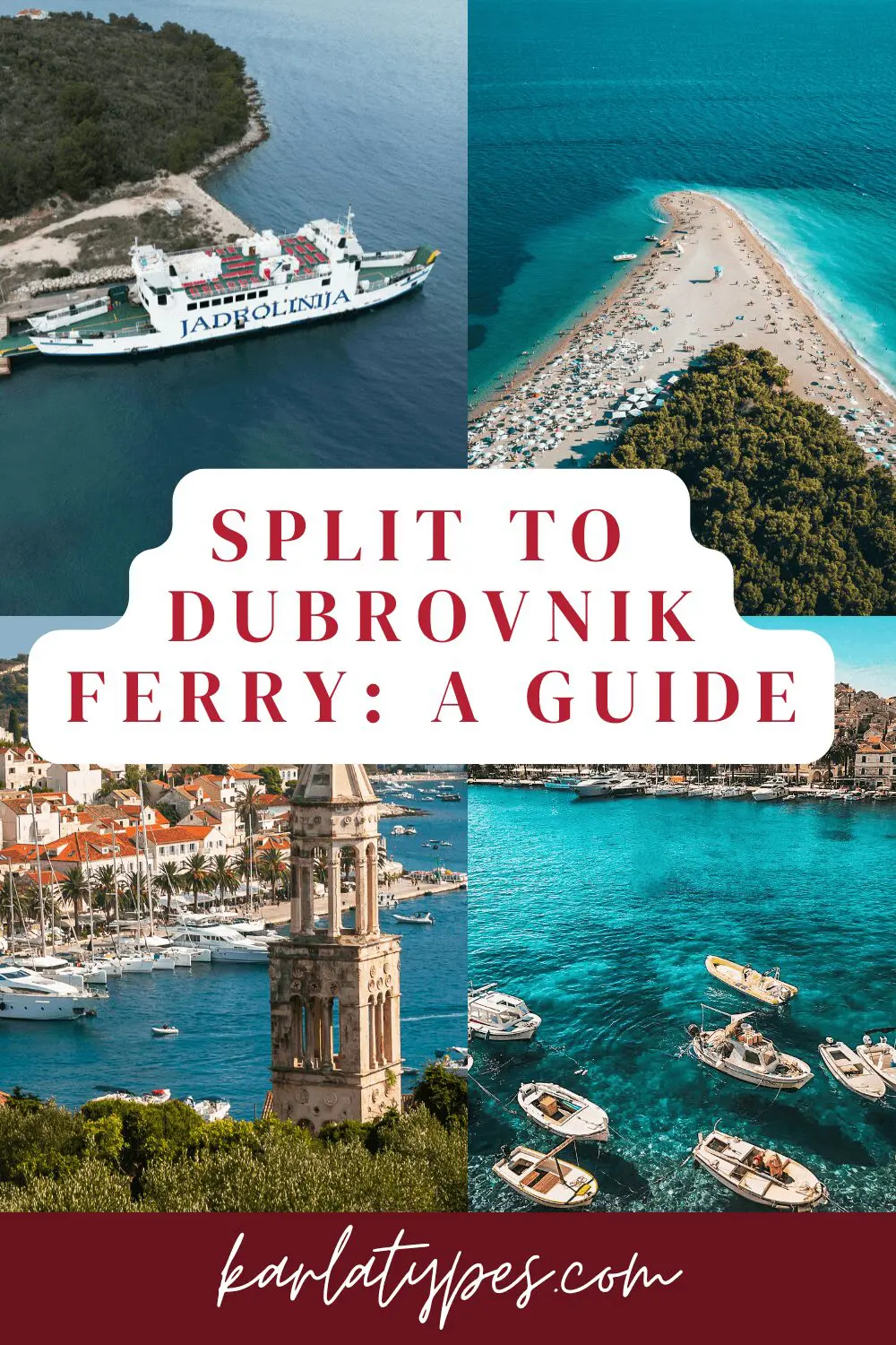 SPLIT TO DUBROVNIK FERRY