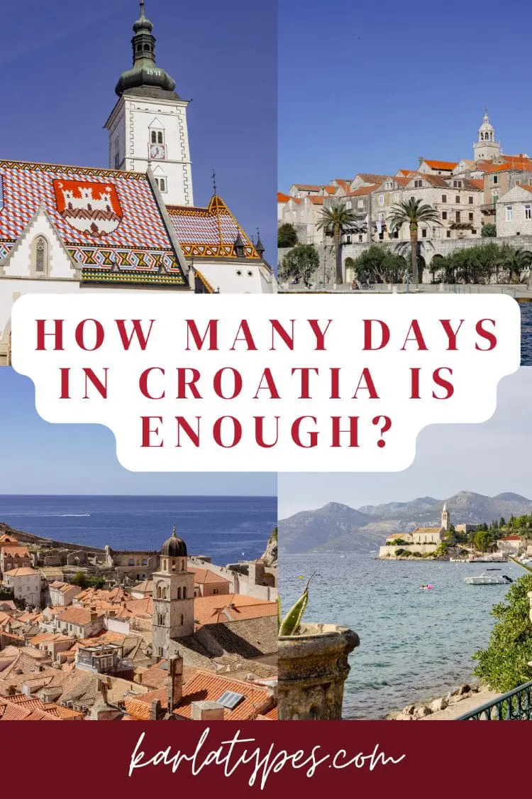 how many days in croatia guide