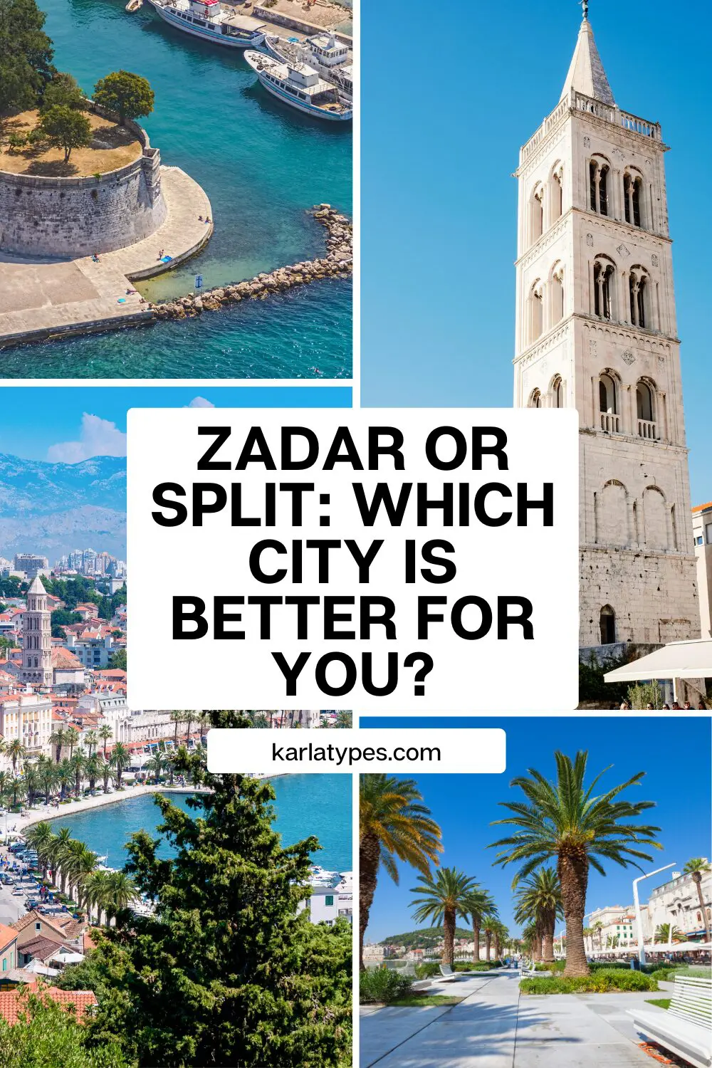 zadar or split