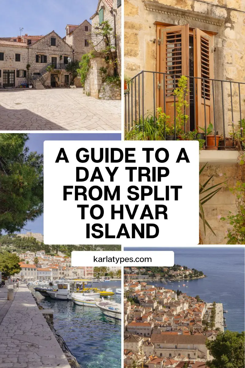 Travel guide for Split to Hvar