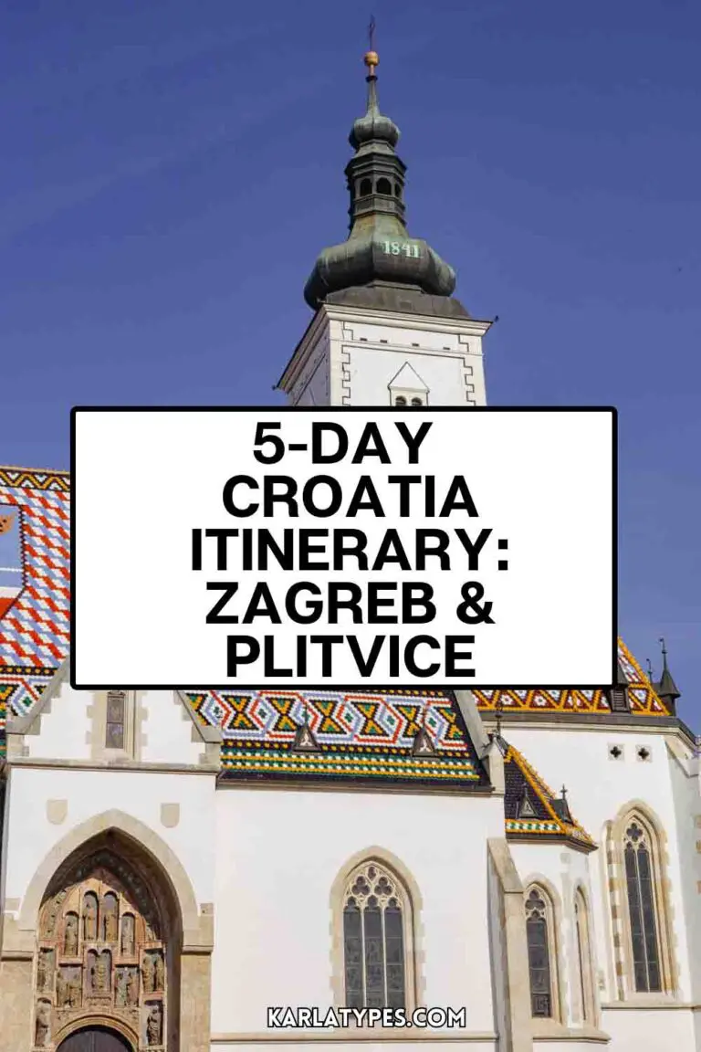 5 day croatia itinerary