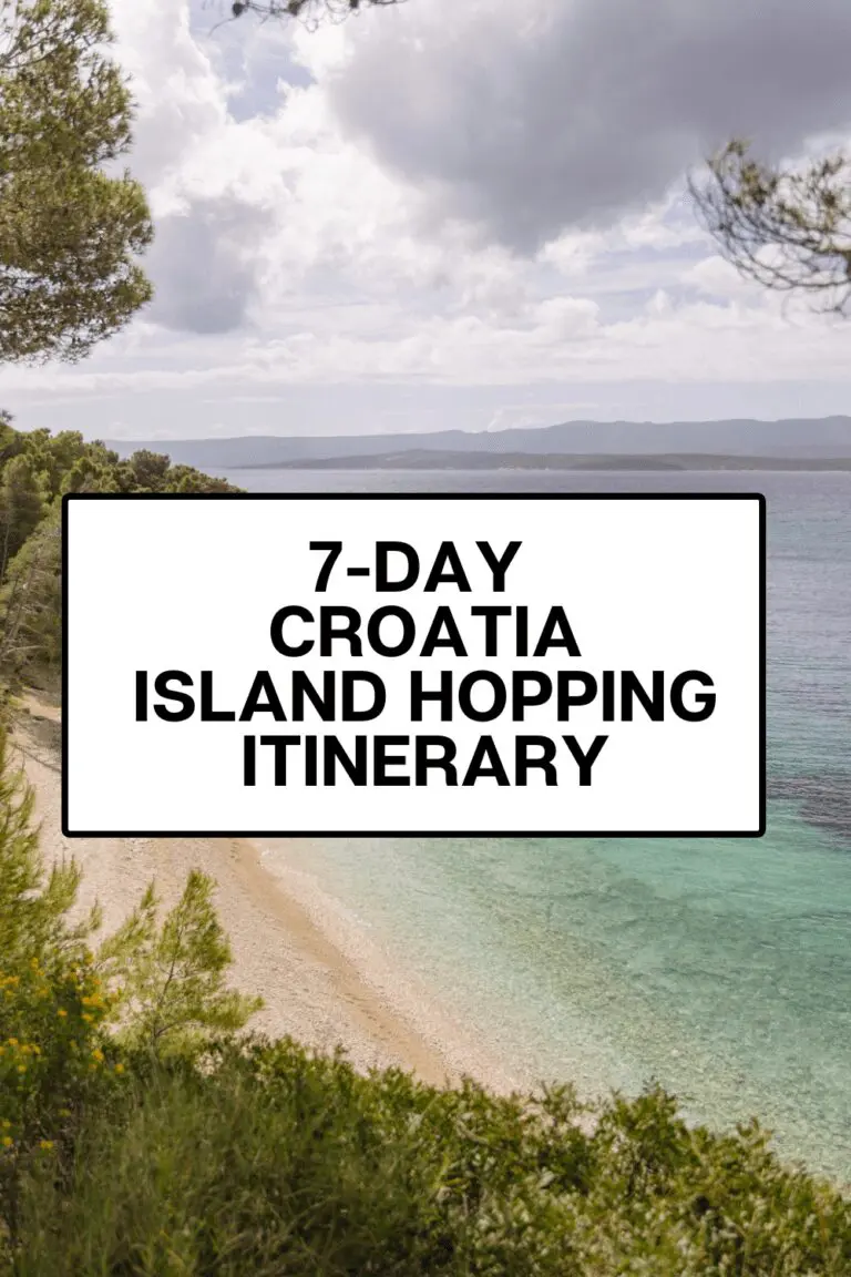 CROATIA ISLAND HOPPING FROM SPLIT: THE BEST 7-DAY ITINERARY