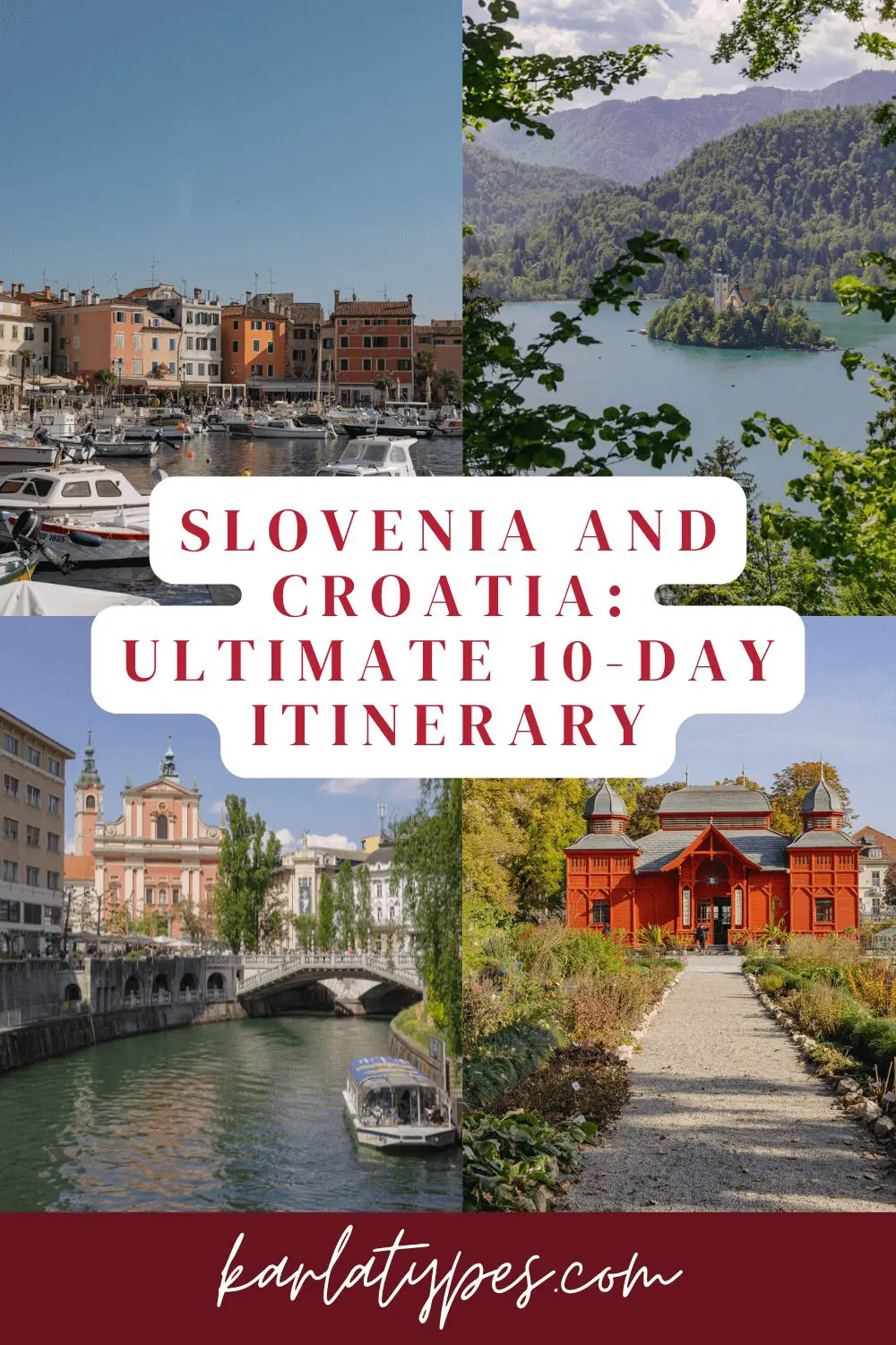 croatia and slovenia itinerary