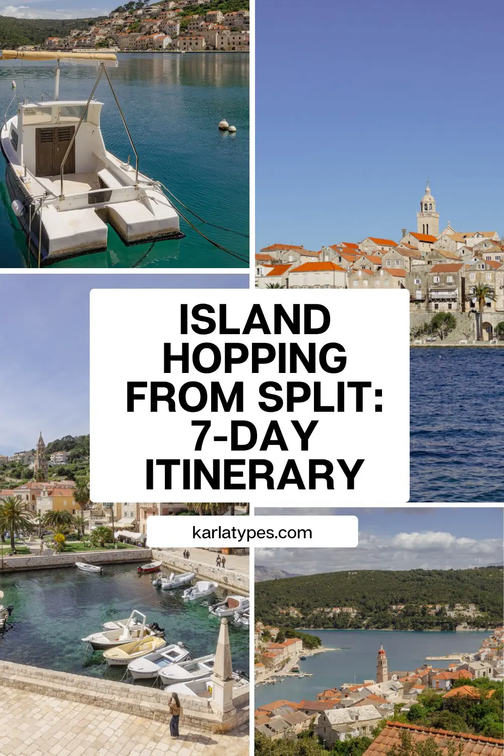 island hopping from split