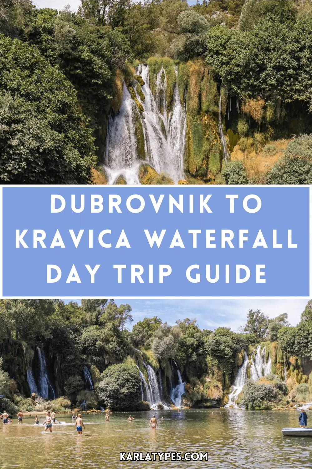 Kravica Waterfall from Dubrovnik