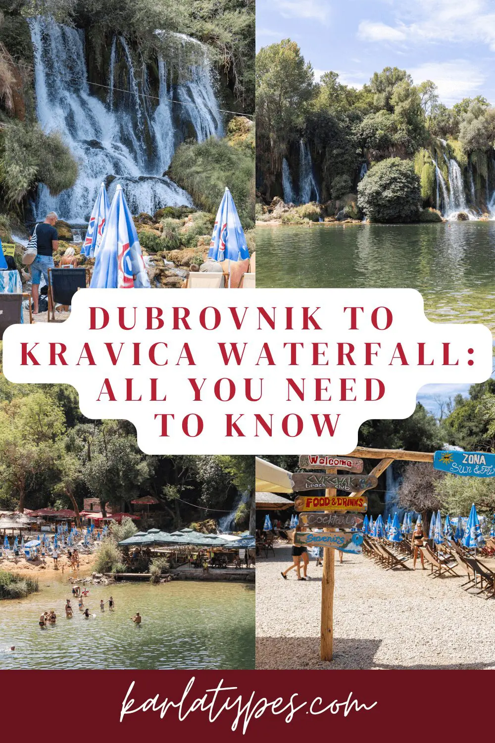 Kravica Waterfall from Dubrovnik
