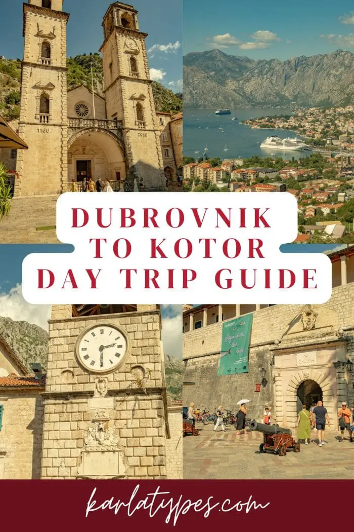 dubrovnik to kotor