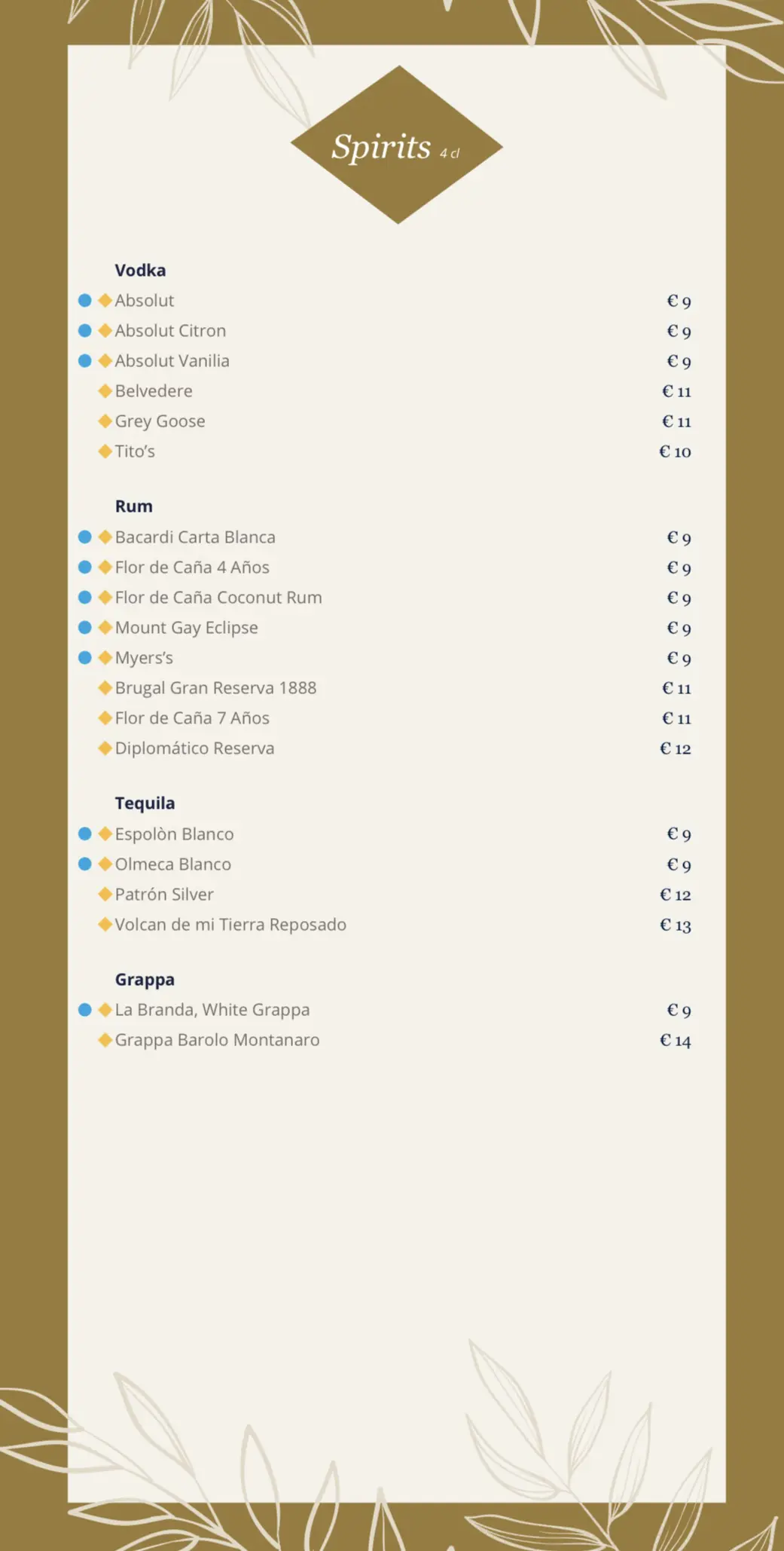 msc drinks packages
