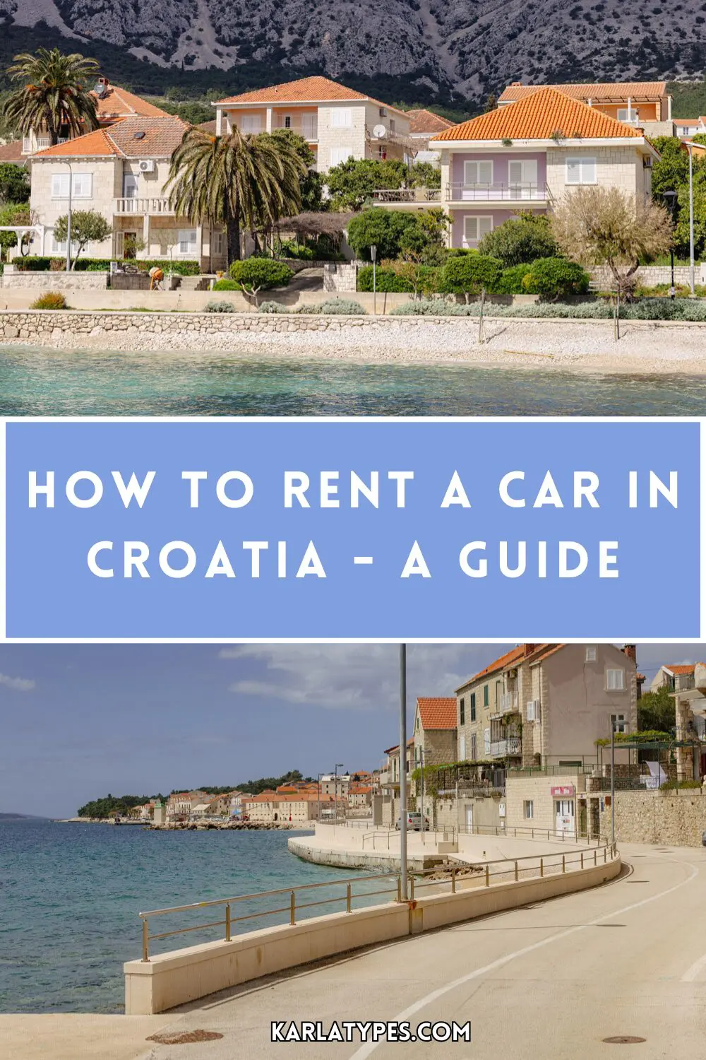 renting a car in croatia