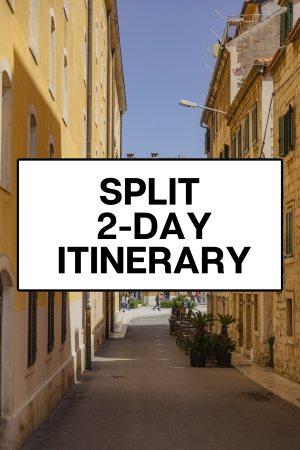 split 2 day itinerary