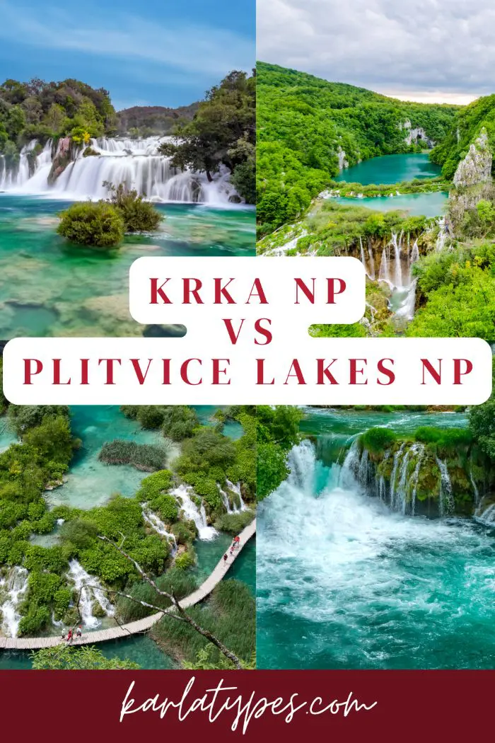 krka vs plitvice lakes guide
