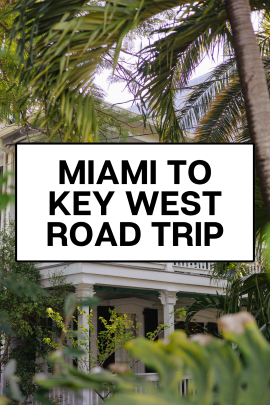 miami to key west