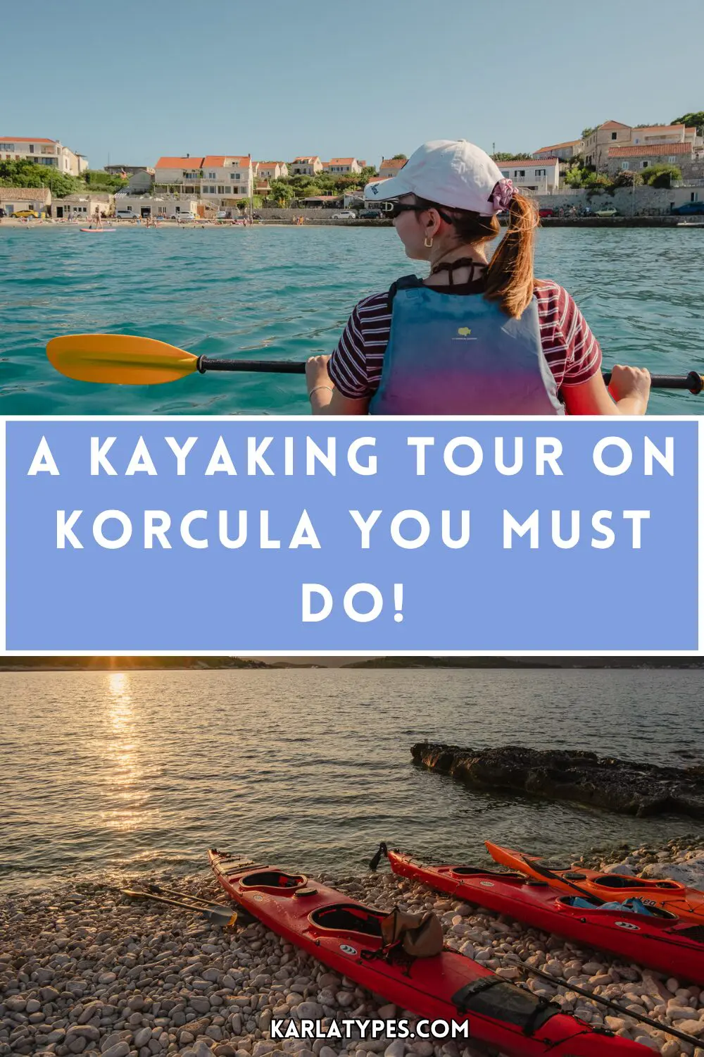 kayaking on korcula