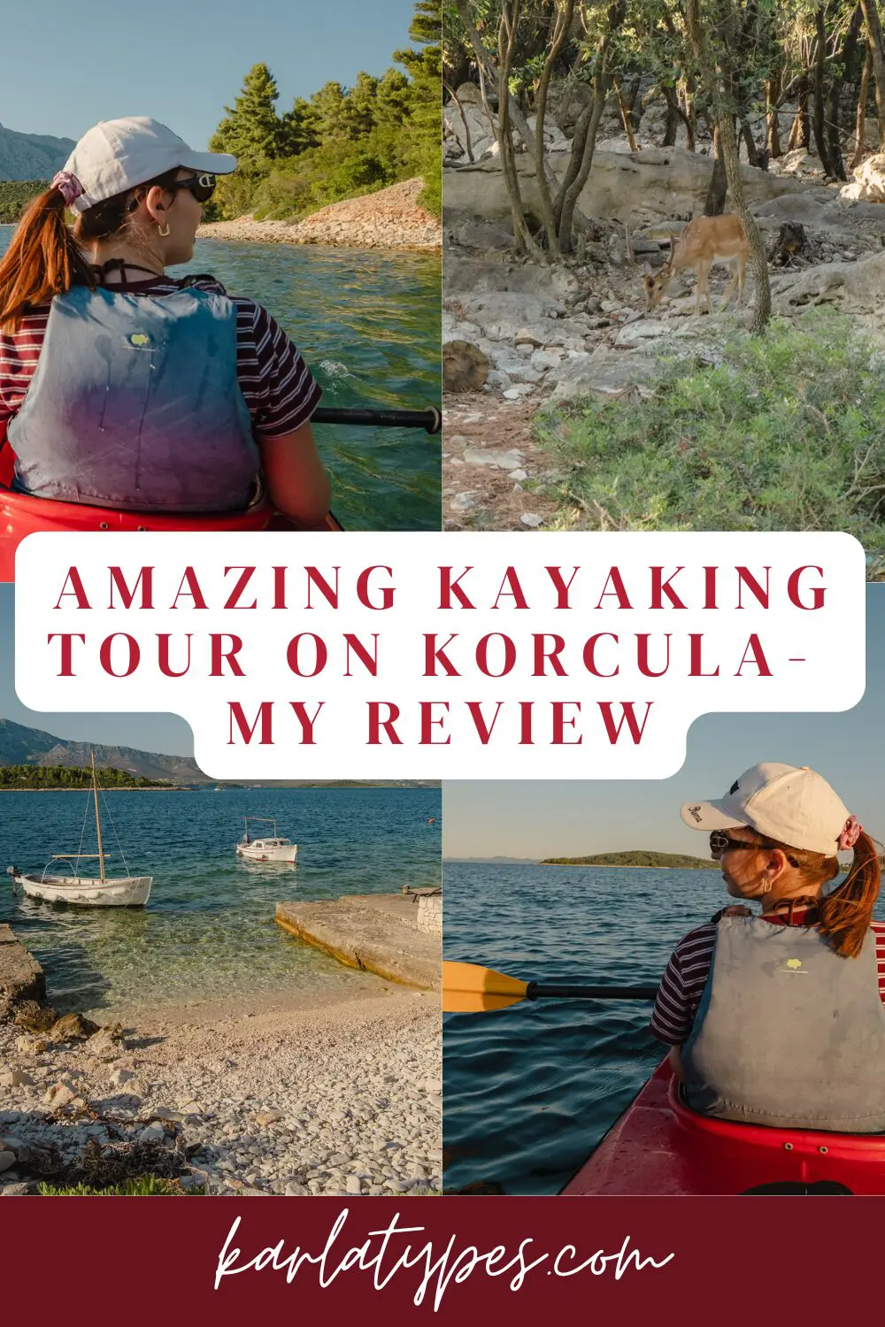 kayaking on korcula