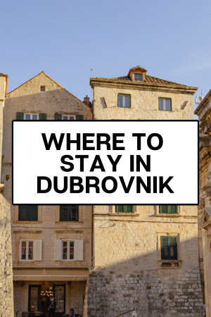 where to stay in dubrovnik