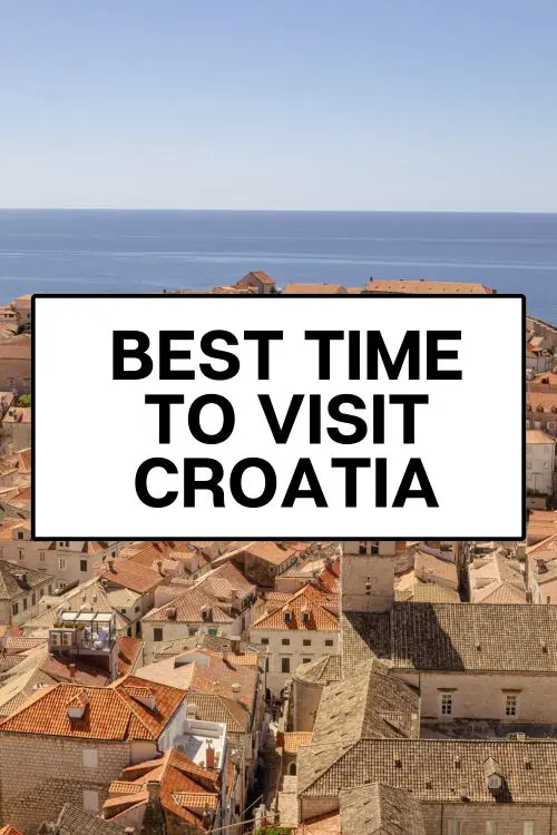 best time to visit croatia