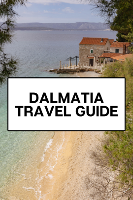 dalmatia travel guide - croatia destinations