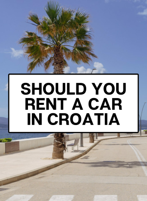 rent a car croatia - how to get around croatia